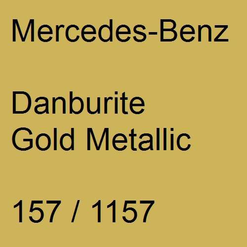 Mercedes-Benz, Danburite Gold Metallic, 157 / 1157.